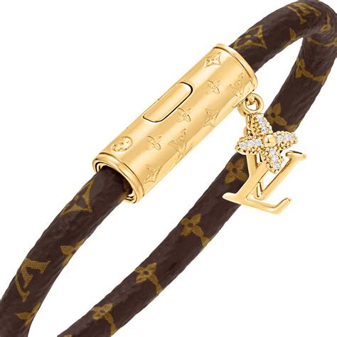 lv push bracelet monogram.